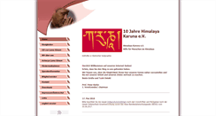 Desktop Screenshot of himalayakaruna.de